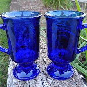 Anchor Hocking Cobalt Blue Glassware - Etsy