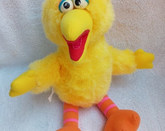 ヴィンテージ 1983 プレイスクール ビッグバード ぬいぐるみと本