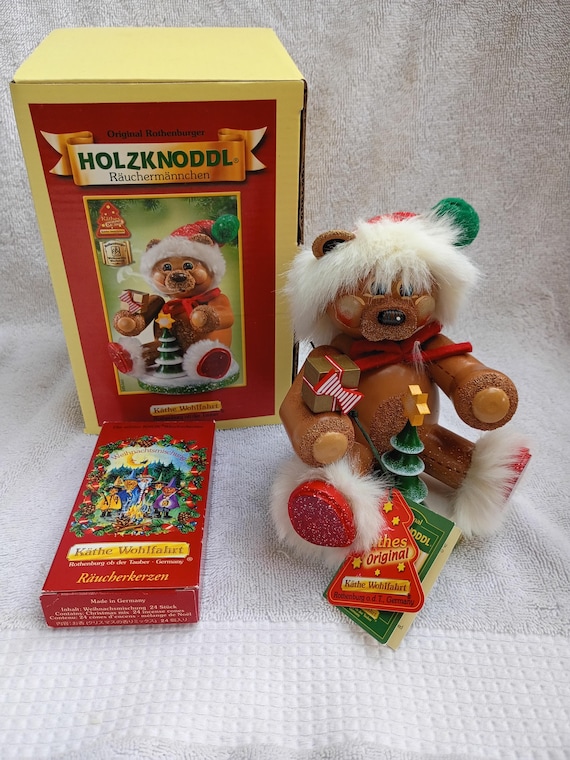 Käthe Wohlfahrt German Incense Smoker Holzknoddl W Box Bear - Etsy