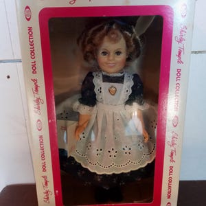 Ideal Shirley Temple Doll &quot;The Littlest Rebel&quot; 12” Vinyl w/ Box Vintage 1982