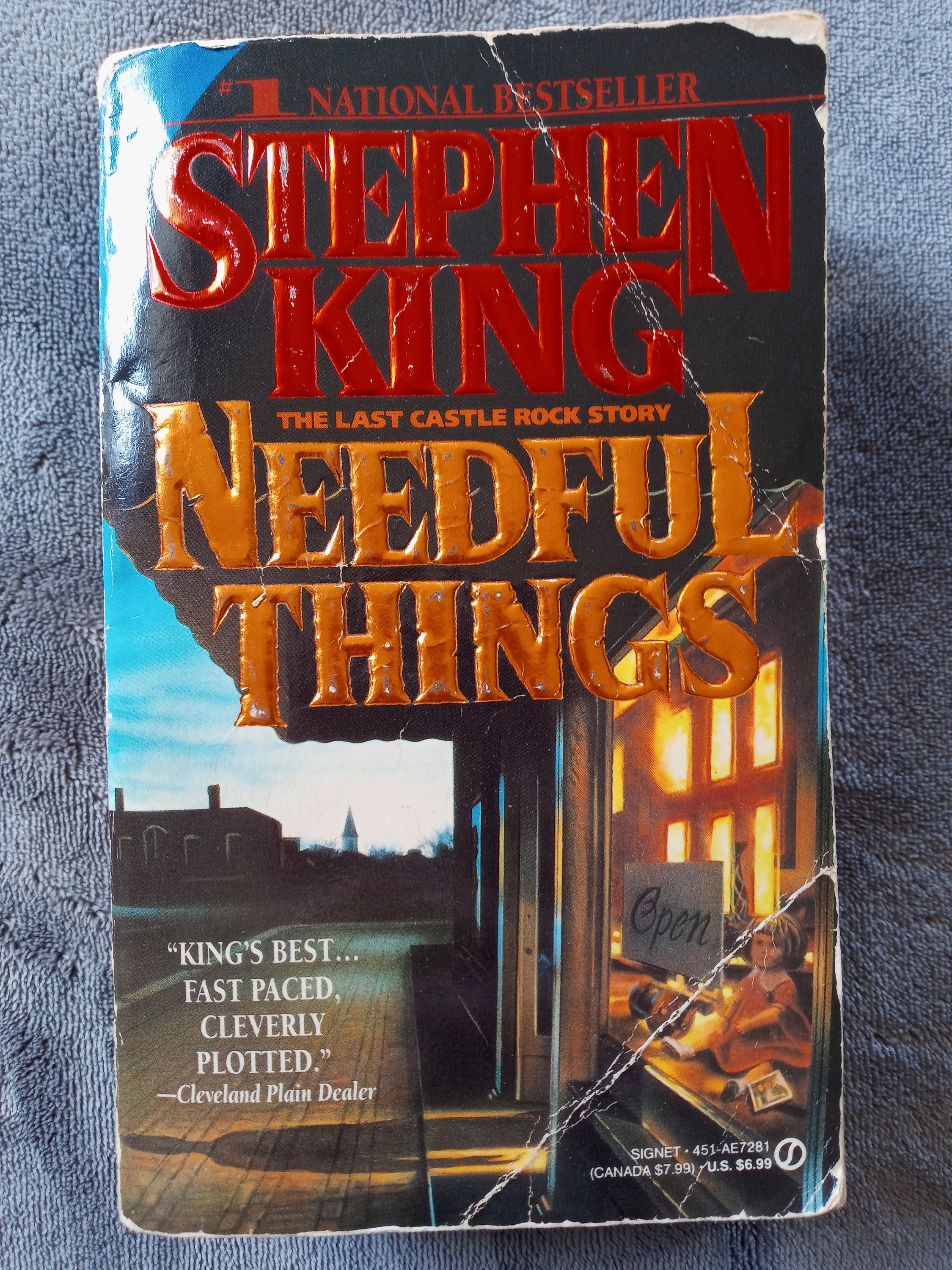 Stephen King Needful Things 1991 Vintage Paperback Novel Etsy