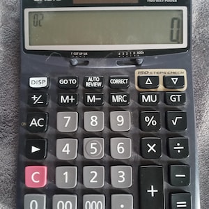 Casio Dj 120D Calculator Tested Working