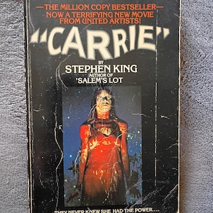 Vtg Stephen King Carrie Original Vintage Paperback