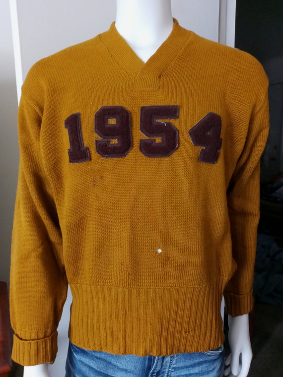 Vintage 1950's Miller & Boerman Wool College Varsi