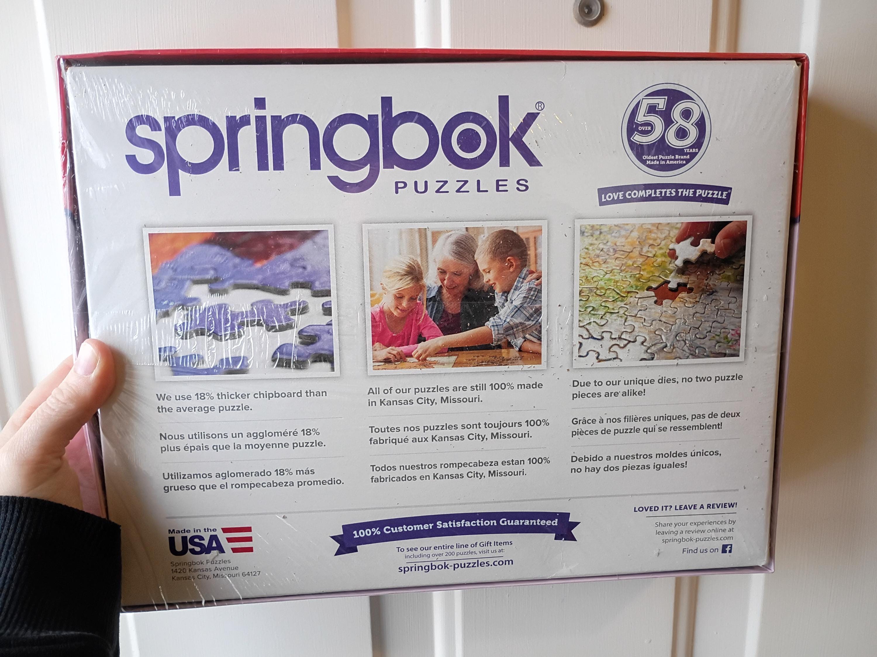 新品未開封 Springbok 500ピース ブックショップ ジグソーパズル