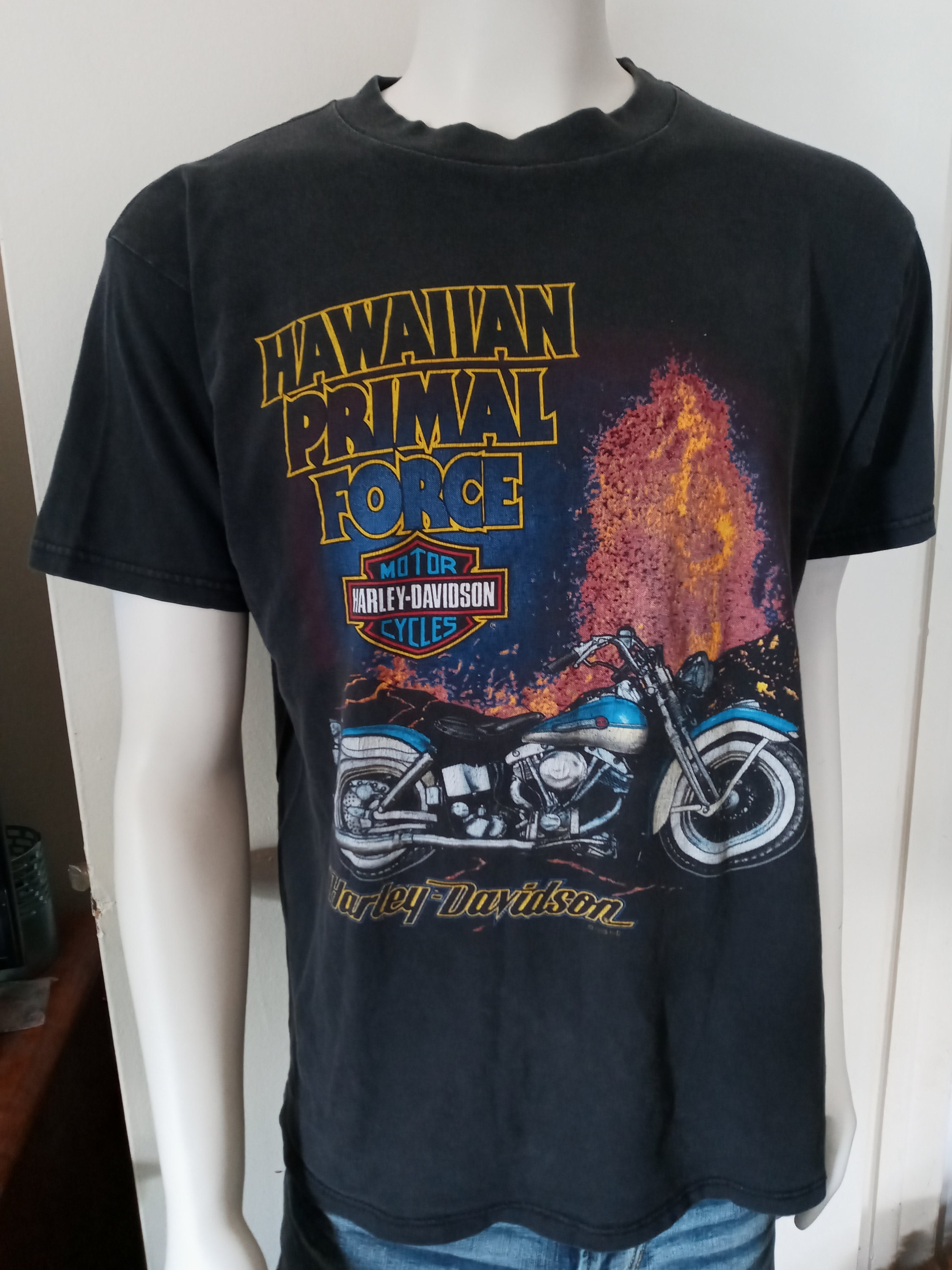 Vtg 1995 Kona Hawaii Harley-Davidson Mens Sz large T Shirt | Etsy