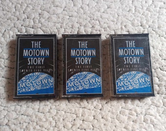 The Motown Story Three Cassette Tape Box Set