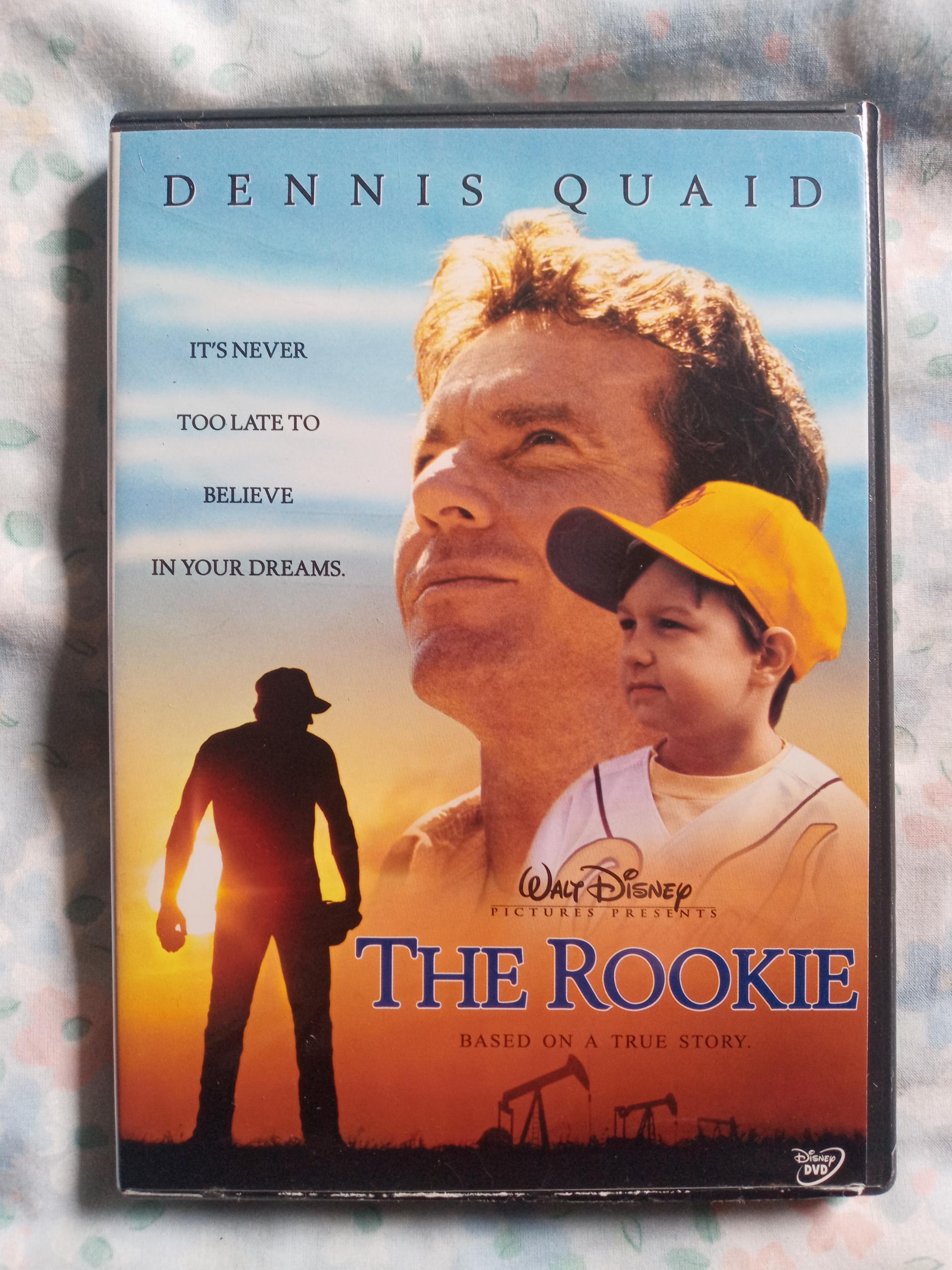 The Rookie Dennis Quaid DVD 2002 Disney Complete Case, Inserts, and Disc!