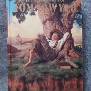 The Adventures Of Tom Sawyer 1995 Printing Hardcover Fiction By Mark Twain