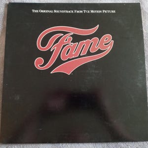 Vintage FAME the Original Motion Picture Soundtrack 12&quot; LP