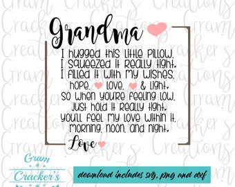 Download Grandma Pillow Svg Etsy