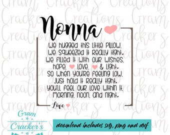 Grandma Pillow Svg Etsy