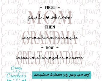 Download Great Grandma Svg Etsy