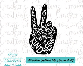Free Free Peace Love Kindness Svg 422 SVG PNG EPS DXF File