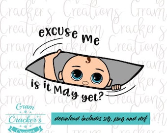 Download Peeking Baby Svg Etsy