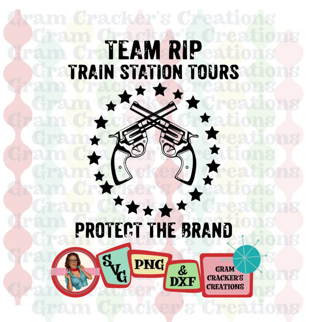 Team RIP Svg Cut File, Train Station Tour, SVG, Cricut File, Cricut ...
