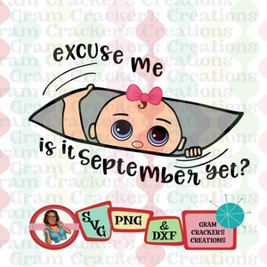 Com licença, é um arquivo de corte svg de maternidade espiando olhos azuis de bebê, cricut, máquinas de corte silhouette gravidez