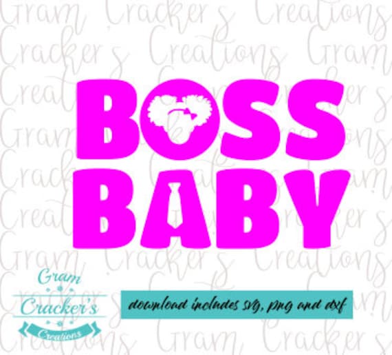 Download Boss Baby Svg Silhouette Baby Girl Cut File For Cricut Etsy