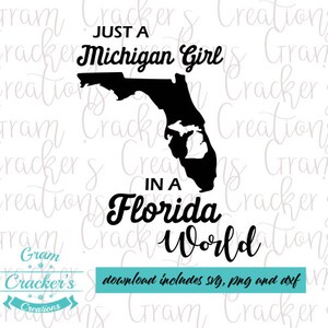 svg für Schneidemaschine, Cricut und Silhouette, Florida State Silhouette