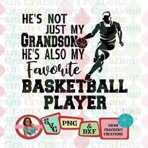Non è solo mio nipote, è il mio giocatore di basket preferito file svg cur per cricut e silhouette, abbigliamento sportivo