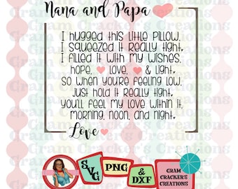 Nana And Papa Quotes Nana Papa Quote | Etsy Singapore