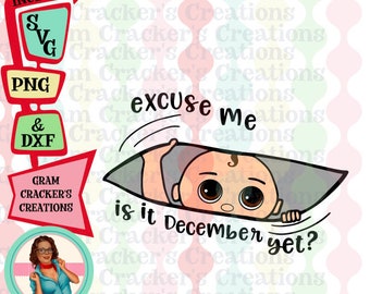 Excuse me is it maternity svg peeking baby cut file, cricut, silhouette cutting machines pregnancy boy and girl