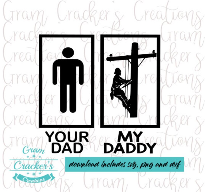 Download My Daddy Your Dad my Dad lineman silhouette soldier svg cut | Etsy