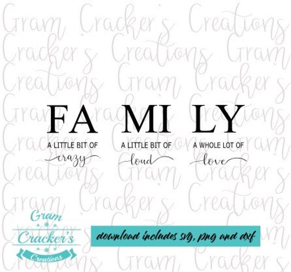 Download Family Crazy Loud Love Svg Farm Life Family Svg Cit Files Etsy