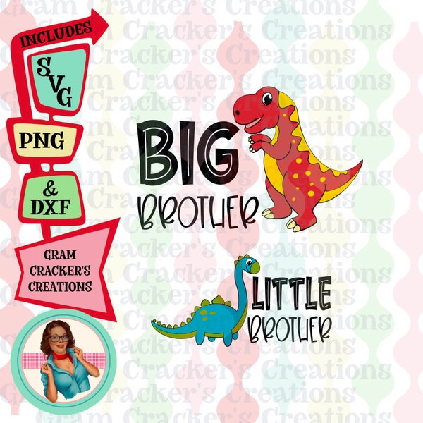 Big brother Little brother svg for baby shirts baby boy cut file for cricut, silhouette and other cutters and plotters