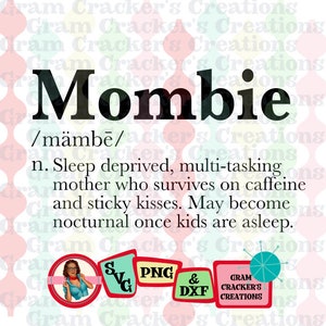 Mombie, halloween, fall svg and cut file for cricut, silhouette , Mom shirt, Zombie mom, coffee, October