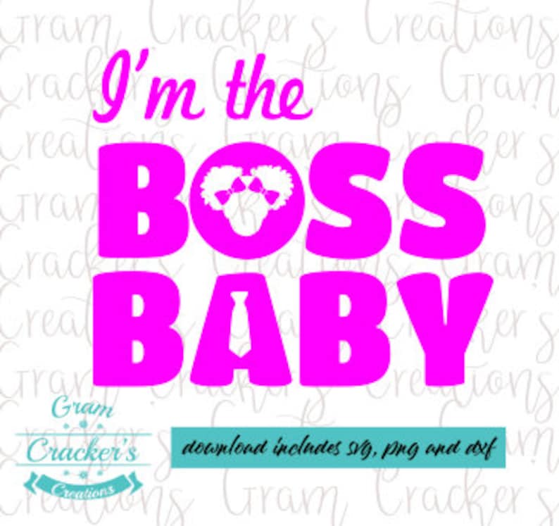 Download Boss baby svg silhouette baby girl cut file for cricut | Etsy