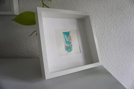 Acrylic painting with frame