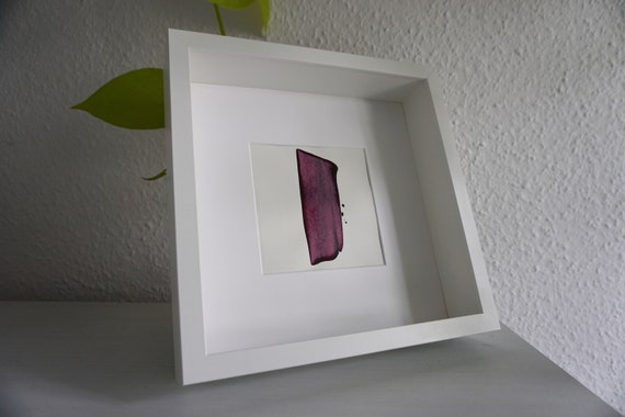 Acrylic painting with frame
