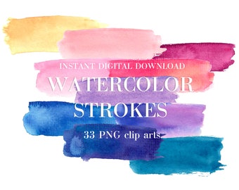 Download Brush Strokes Etsy