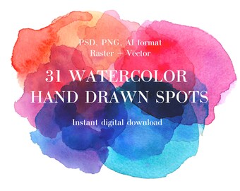 Download Watercolor Svg Etsy