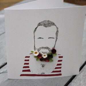 Per fratello barba compleanno carta romantica di compleanno fidanzato carta auguri amore auguri anniversario di carta