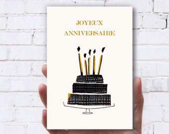 CARTE ANNIVERSAIRE unique pour votre cadeau d'anniversaire, cadeau personnalisé, cadeau anniversaire, cadeau de mariage