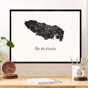 MORBIHAN, ORIGINAL Map, Unique GRAPHICS, High quality design, décoration bretagne, bretagne map, bretagne holydays