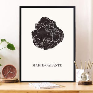 MARIE GALANTE Design KARTE zur Dekoration, personalisiertes Geschenk, Geburtstagsgeschenk,