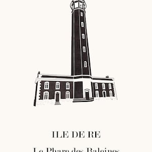 Affiche Phare des baleines graphisme épuré, Décoration bord de mer, Cadeau souvenir ile de ré, Affiche amoureux phare des baleines, Affiche ile de ré, Décoration minimaliste, Poster couleur ardoise à accrocher, Décoration murale tendance, Décoration réalisée par un créateur, Cadeau homme, Cadeau papa, Cadeau maman, Cadeau de noel, Décoration noir et blanc, Cadeau idéal homme, Cadeau idéal femme, Cadeau unique, Cadeau personnalisé, Cadeau anniversaire, poster décoration maison bord de mer
