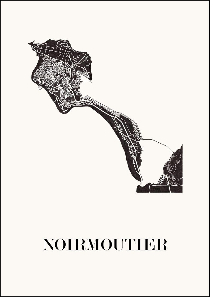Carte noirmoutier graphisme épuré, Décoration style vendée, Cadeau souvenir noirmoutier, Affiche style scandinave, Affiche amoureux île noirmoutier, Affiche noirmoutier, Décoration minimaliste, Poster couleur ardoise à accrocher, Décoration murale tendance, Décoration réalisée par un créateur, Cadeau homme, Cadeau papa, Cadeau maman, Décoration noir et blanc, Cadeau idéal homme, Cadeau idéal femme, Cadeau unique, Cadeau personnalisé, Cadeau anniversaire, Cadeau de rencontre, Cadeau de mariage