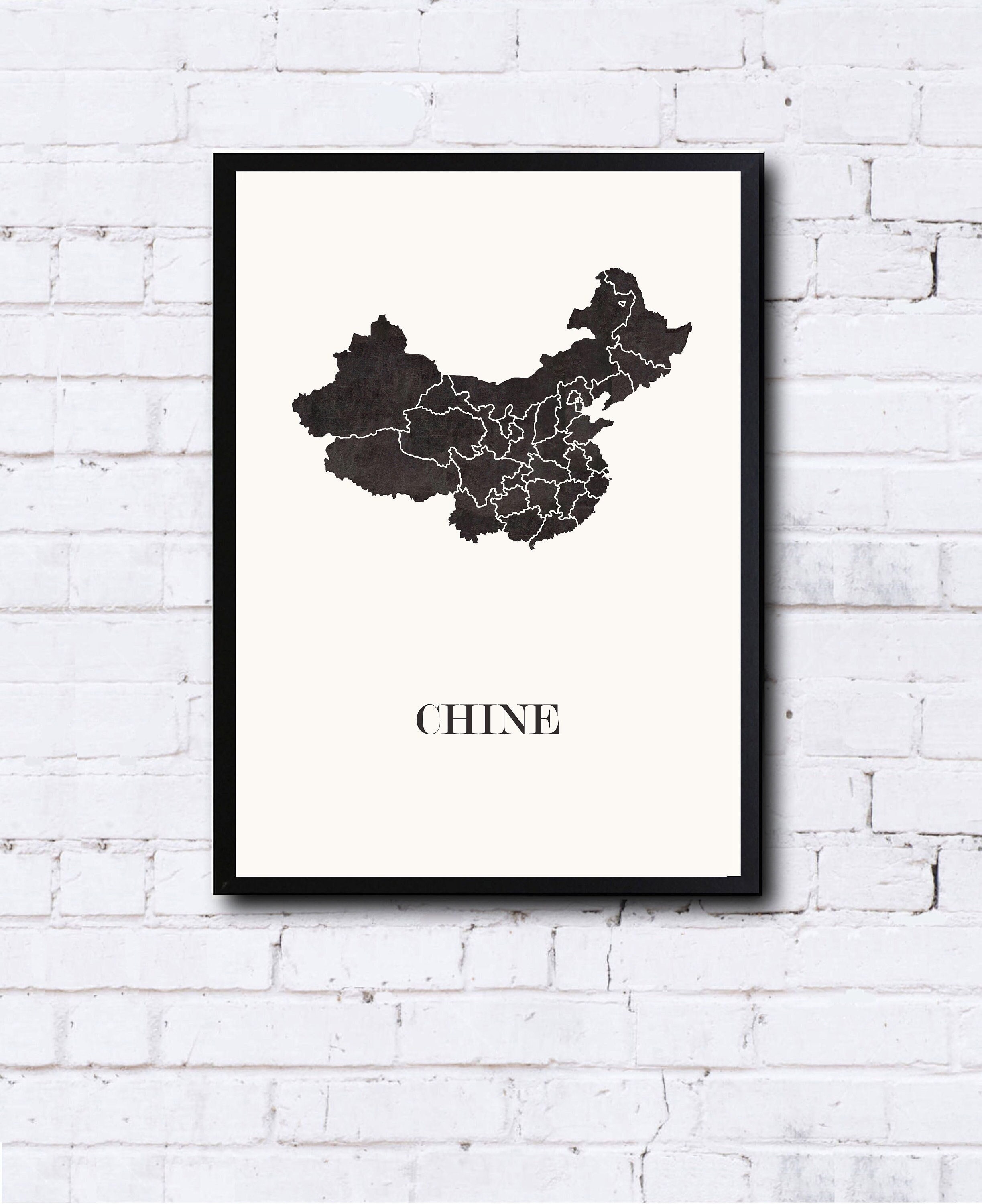 Carte Design de Chine Pour Décoration, Cadeau Personnalisé, Fête Des Mères