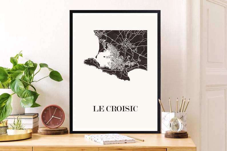 Carte du Croisic graphisme épuré, Décoration style Croisic, Cadeau souvenir croisic, Affiche style scandinave, Affiche amoureux croisic, Affiche croisic, Décoration minimaliste, Poster couleur ardoise à accrocher, Décoration murale tendance, Décoration réalisée par un créateur, Cadeau homme, Cadeau papa, Cadeau maman, Cadeau de noel, Décoration noir et blanc, Cadeau idéal homme, Cadeau idéal femme, Cadeau unique, Cadeau personnalisé, Cadeau anniversaire, Cadeau de rencontre, Cadeau de mariage,