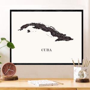 CUBA Design Karte zur Dekoration, personalisiertes Geschenk, Geburtstagsgeschenk,