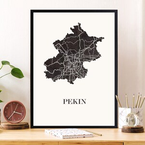 PEKING Design KARTE zur Dekoration, personalisiertes Geschenk, Geburtstagsgeschenk,