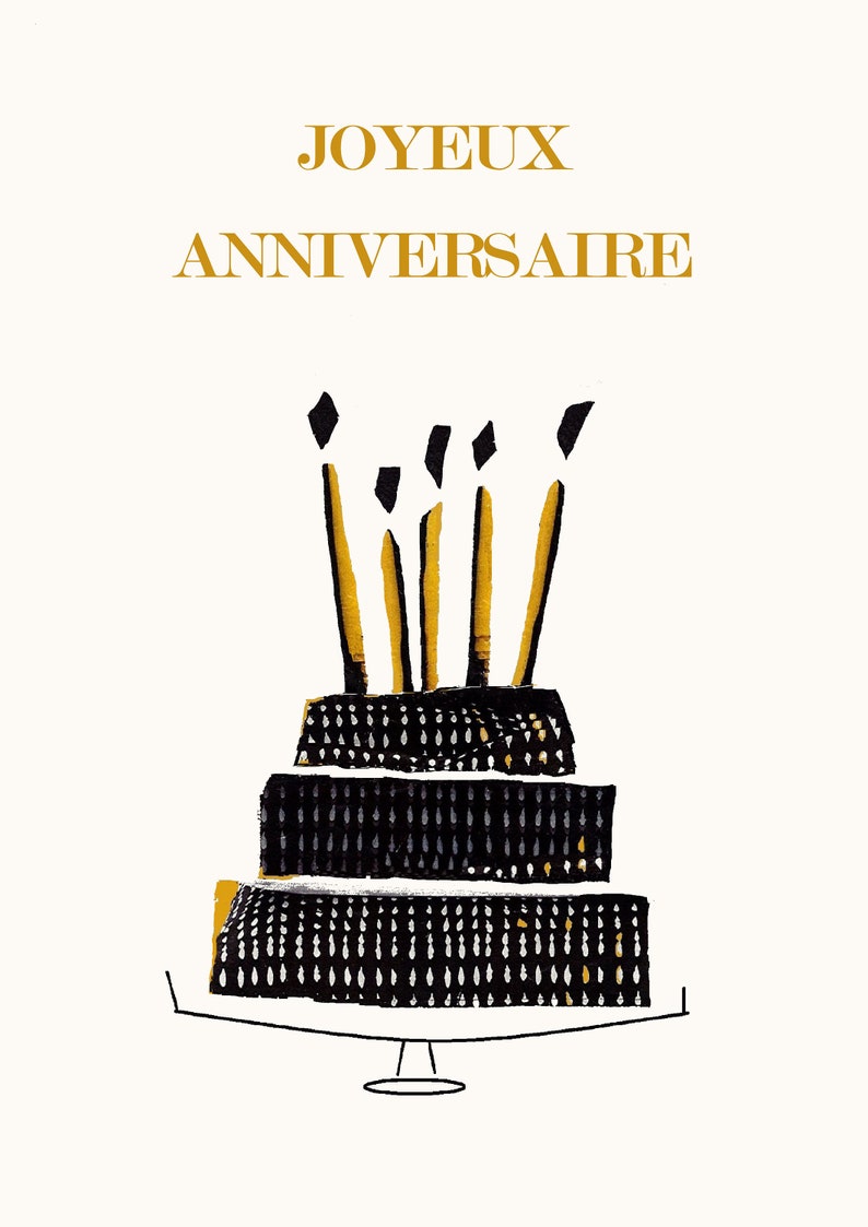 carte anniversaire. bougies anniversaire, carte joyeux anniversaire moderne. carte à offrir. bougies anniversaire à offrir. gâteau anniversaire à offrir. Carte réalisée par un créateur