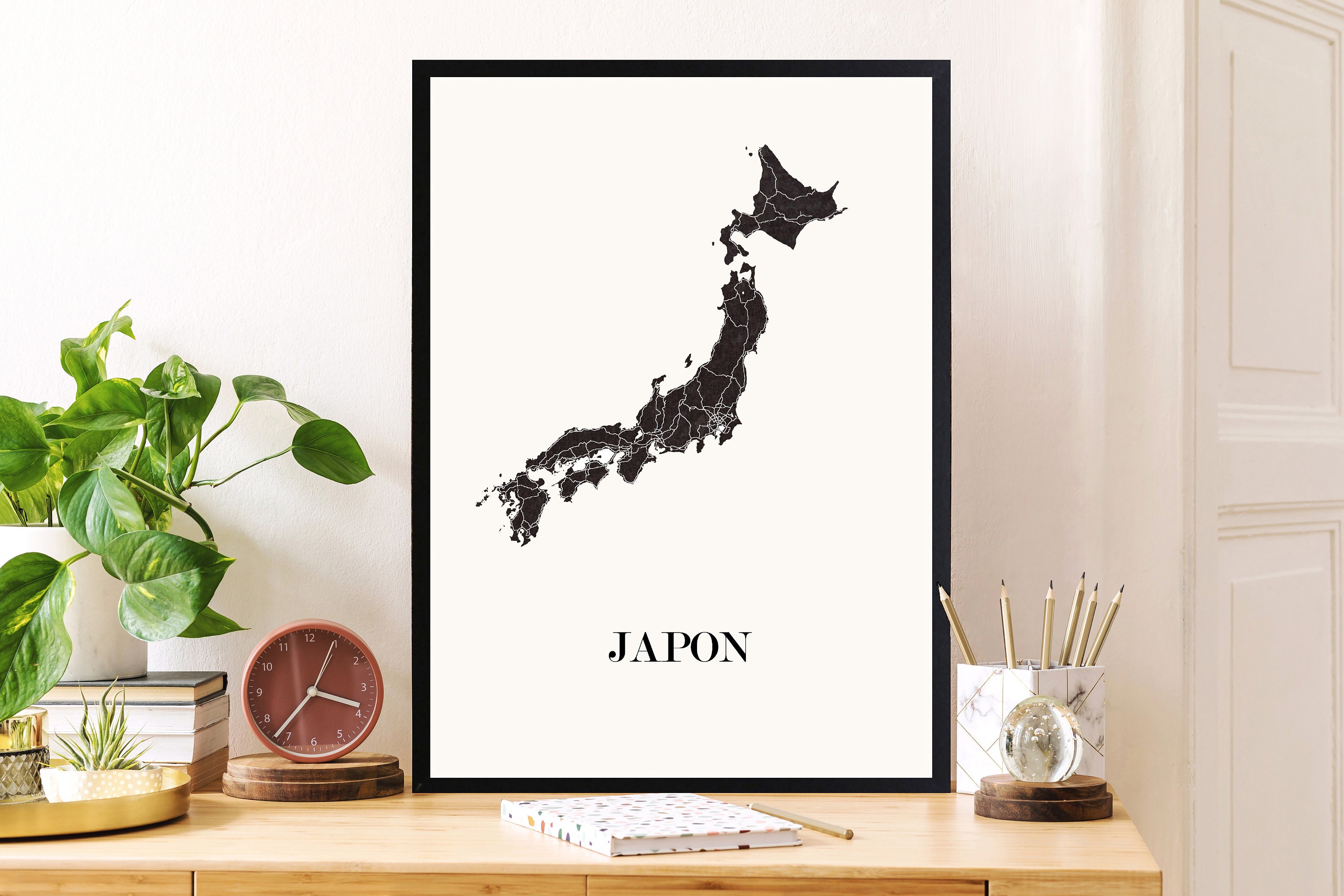 Carte Design Du Japon Pour Décoration, Cadeau Personnalisé, Fête Des Mères