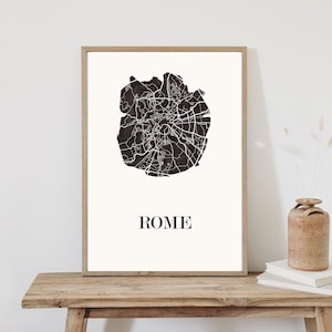 CARTE Design de ROME pour décoration, cadeau personnalisé, cadeau anniversaire,