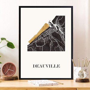 DEAUVILLE Design KARTE zur Dekoration, personalisiertes Geschenk, Geburtstagsgeschenk,