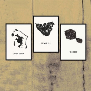 Triptyque Design de cartes au choix dans la boutique, choisissez vos destinations préférées,